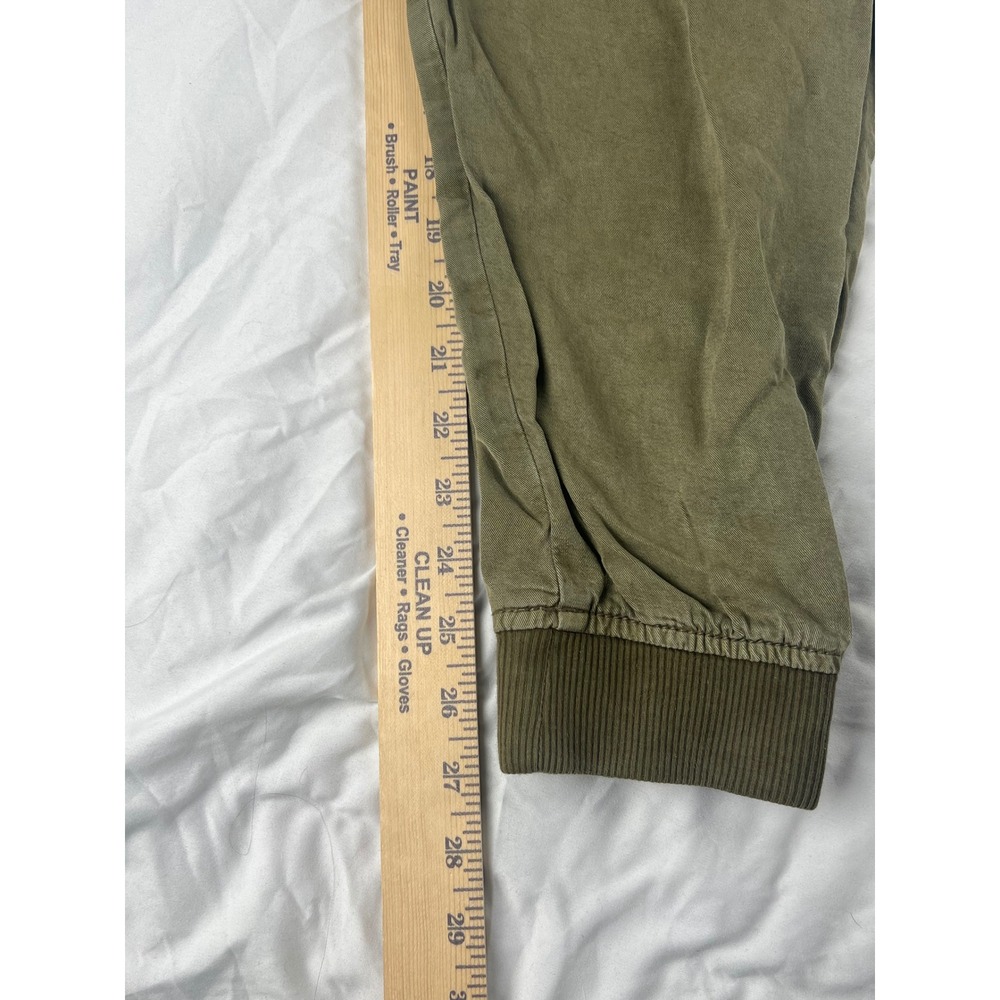 American Eagle Womens Olive Green Cargo Jogger Pants XS Utility Drawstring - Picture 5 of 6